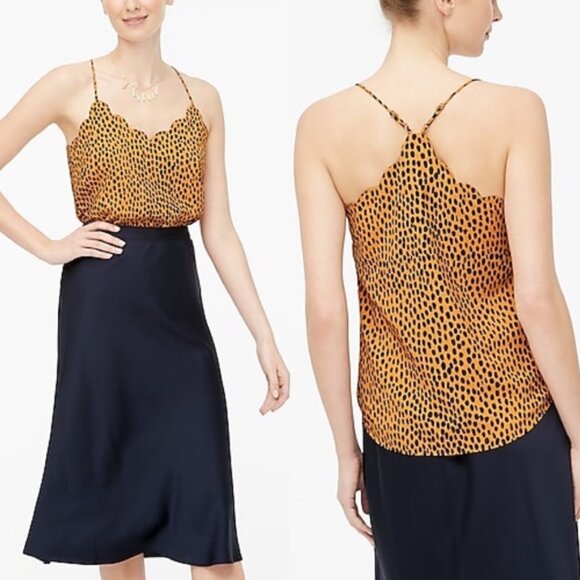J. Crew leopard scalloped cami - Picture 4 of 7
